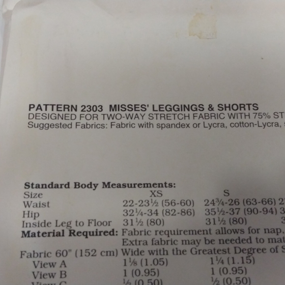 Kwik Sew Pattern #2303 - Picture 5 of 9